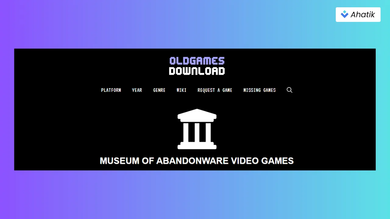 Old Games Download - Ahatik.com